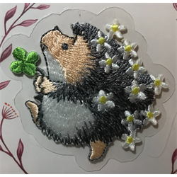 Stryk-p-merke PINNSVIN MED FIRKLVER